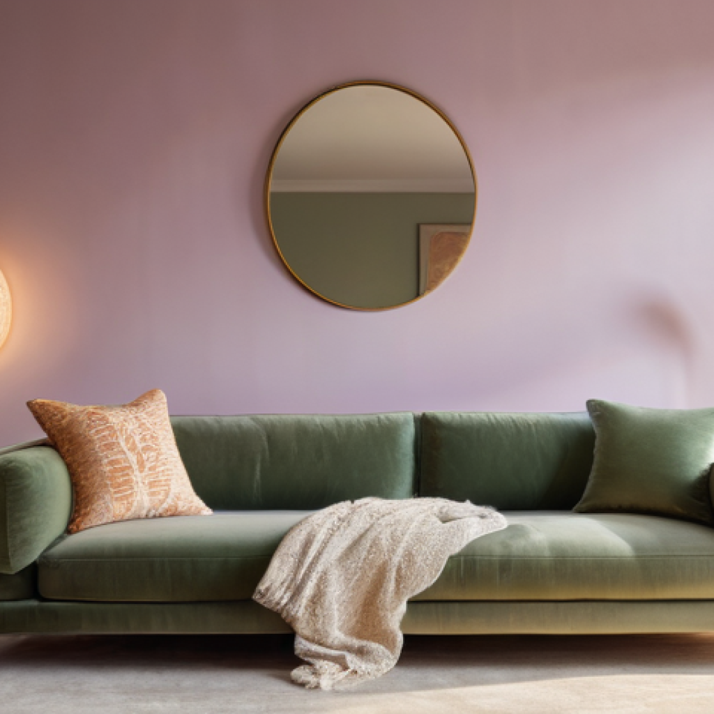 인상주의적 디자인 원칙의 현대적 적용 - **"Impressionistic Living Room with Dynamic Light:** A bright and airy modern living room, bathed in...