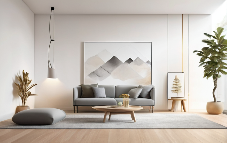 인상주의적 디자인 원칙의 현대적 적용 - **"Artisan's Studio with Rich, Tactile Textures:** A cozy, creative studio space celebrating the bea...