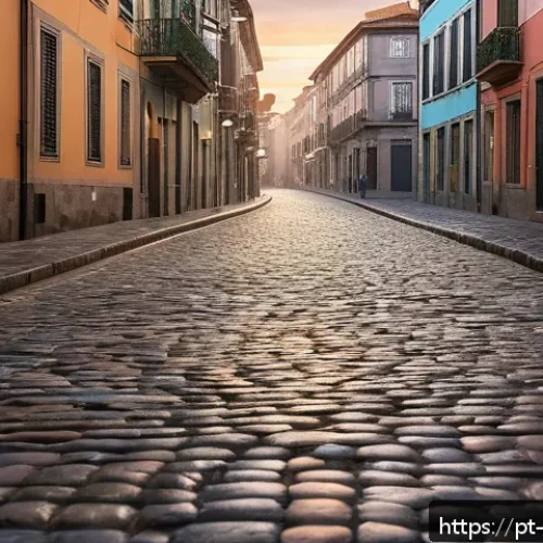 Home 30 현대 사진에서 인상주의적 요소 찾기 - A serene urban street scene at dawn with soft, natural morning light casting gentle shadows and subt...