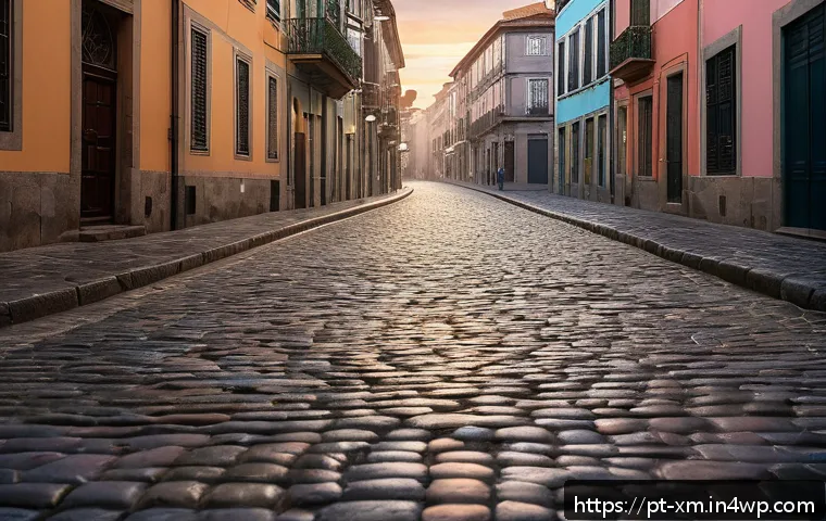 현대 사진에서 인상주의적 요소 찾기 - A serene urban street scene at dawn with soft, natural morning light casting gentle shadows and subt...