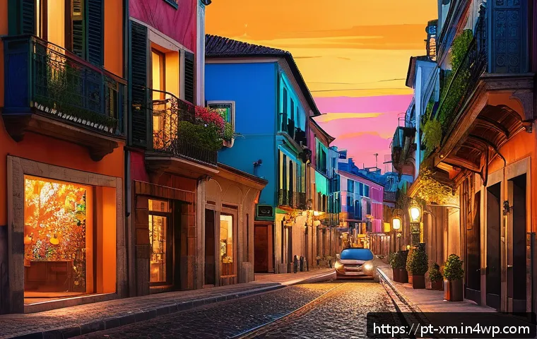 인상주의와 현대 디자인의 경계 - A vibrant digital artwork inspired by Impressionism, showcasing dynamic virtual brushstrokes with ri...